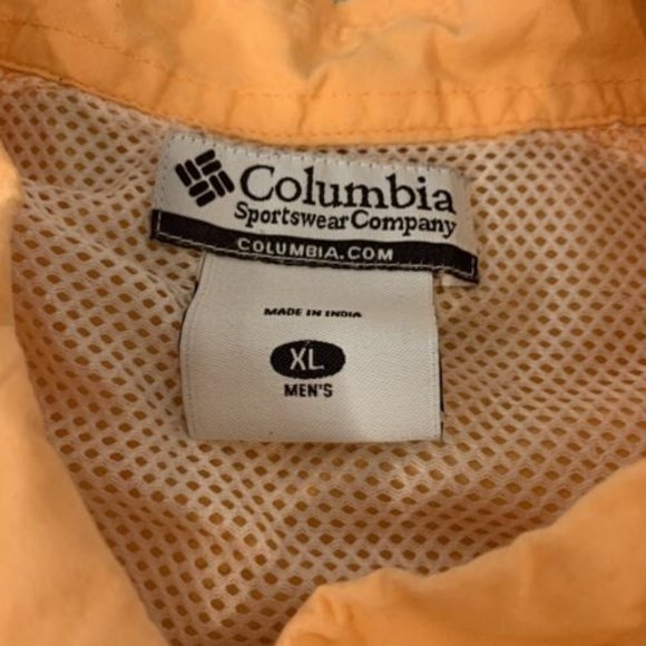 Columbia Mens PFG Button Down Fishing Shirt Vented Pro Gear Orange Size XL - Picture 2 of 12